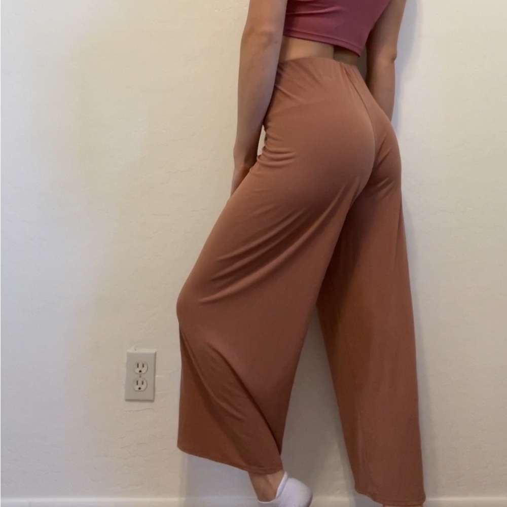 Zara high waist flowy pants